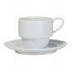 Xicara 100ml Para Café Laguna Com Pires Porcelana Germer